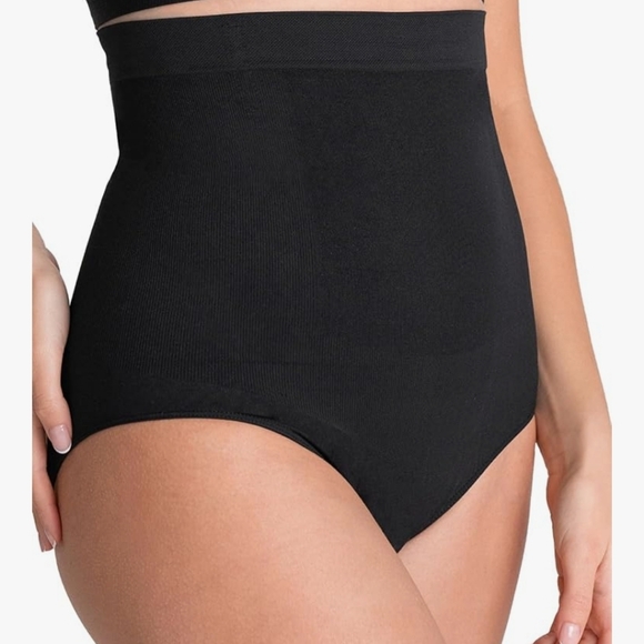 Shapermint Empetua High-Waisted Shaper Panty Black,Size XL/2XL - Picture 1 of 8